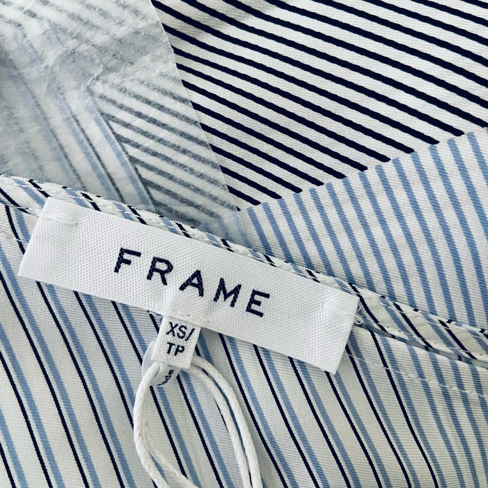 FRAME Classic Patterned Silk Camisole - Picture 6 of 8